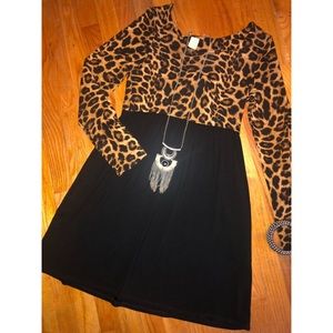 Leopard boutique dress